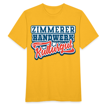 Zimmerer Originales Kulturgut - Männer T-Shirt - Gelb