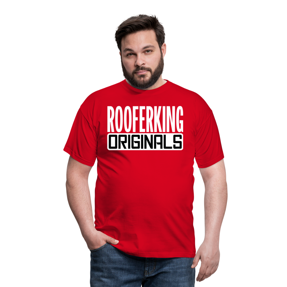 Rooferking ORIGINALS - Dachecker T-Shirt - Rot