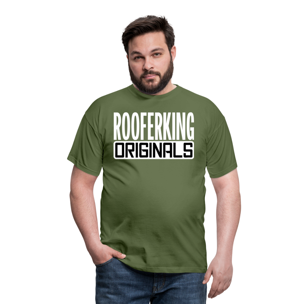 Rooferking ORIGINALS - Dachecker T-Shirt - Militärgrün