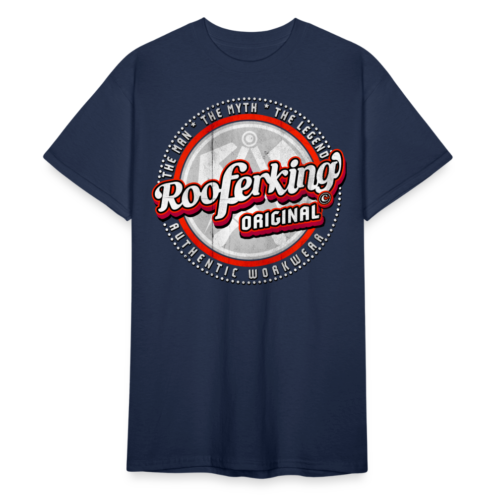 Rooferking Original - Dachdecker T-Shirt - Navy