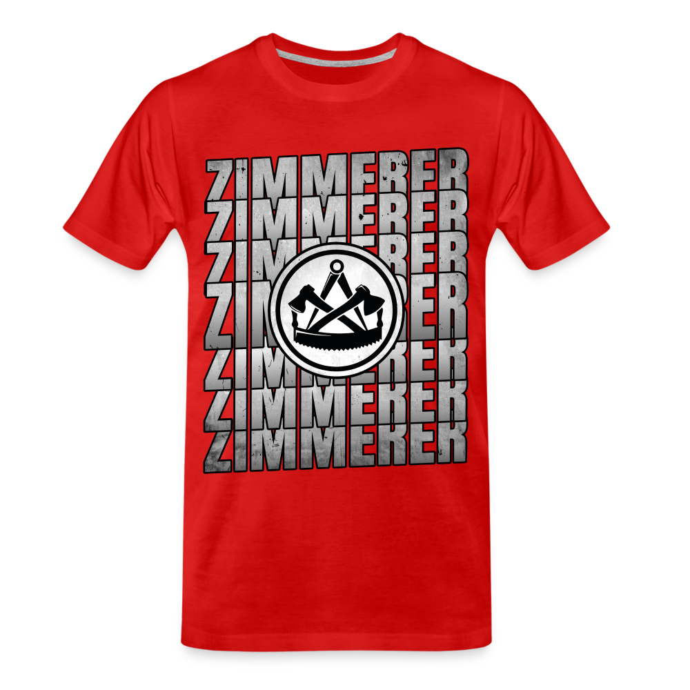 Zimmerer Premium T-Shirt - Rot