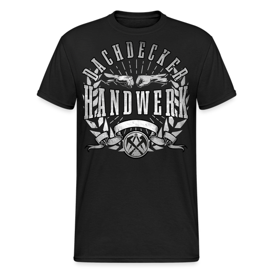 Dachdecker Gildan Heavy T-Shirt - Schwarz