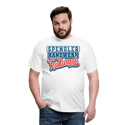 Spengler Originales Kulturgut - Männer T-Shirt - weiß