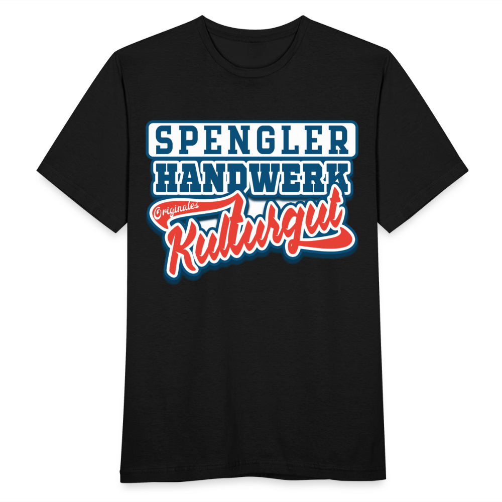 Spengler Originales Kulturgut - Männer T-Shirt - Schwarz