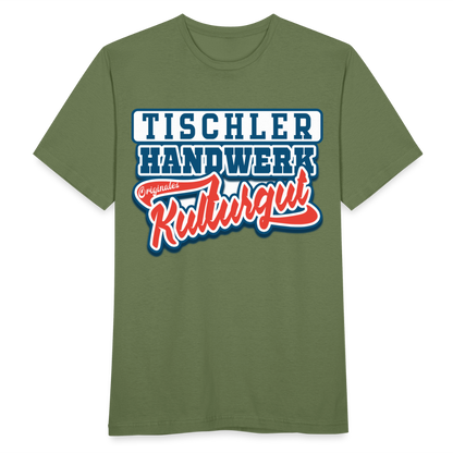 Tischler Originales Kulturgut - Männer T-Shirt - Militärgrün