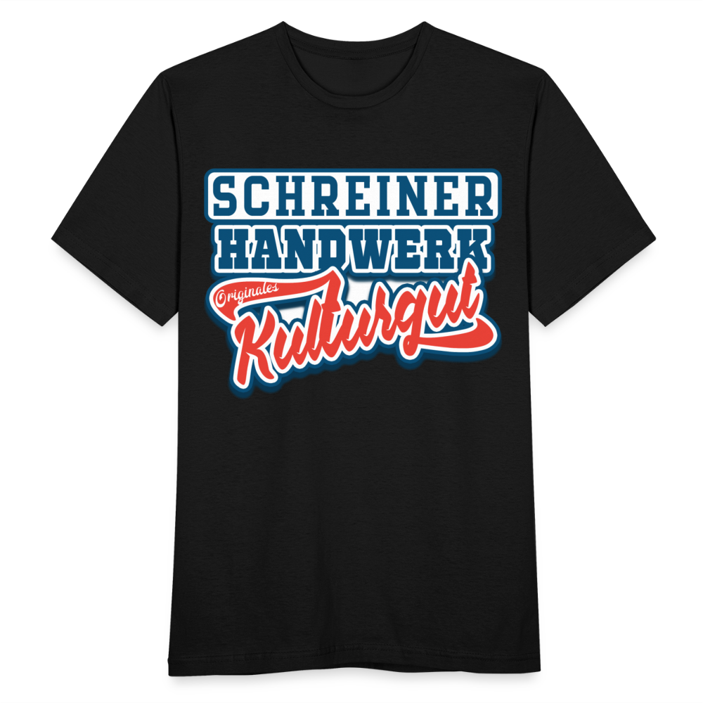 Schreiner Originales Kulturgut - Männer T-Shirt - Schwarz
