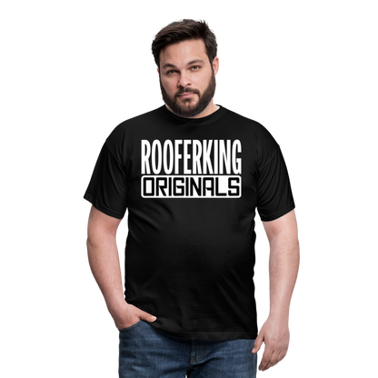 Rooferking ORIGINALS - Dachecker T-Shirt - Schwarz