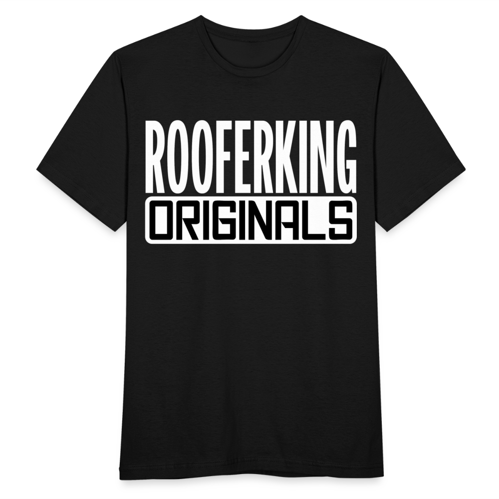 Rooferking ORIGINALS - Dachecker T-Shirt - Schwarz