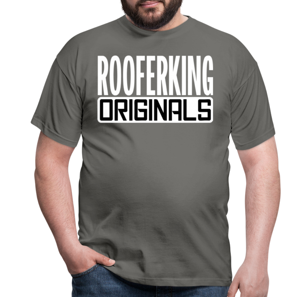 Rooferking ORIGINALS - Dachecker T-Shirt - Graphit