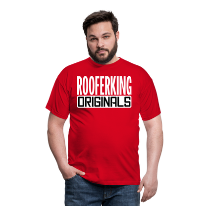 Rooferking ORIGINALS - Dachecker T-Shirt - Rot