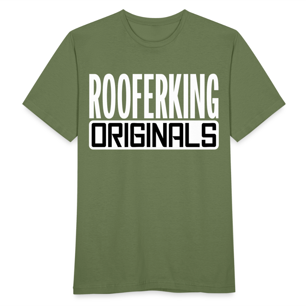 Rooferking ORIGINALS - Dachecker T-Shirt - Militärgrün