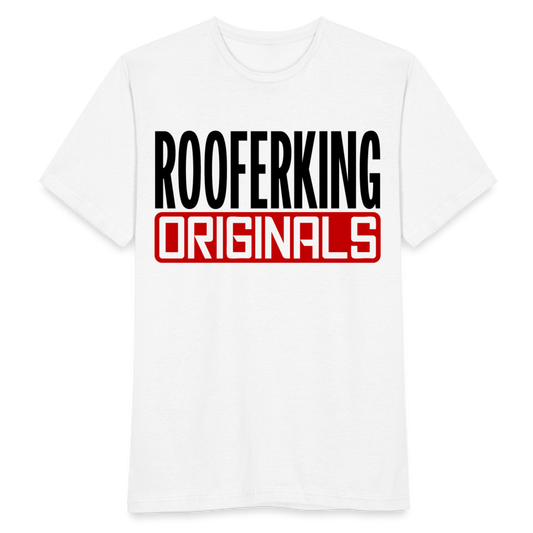 Rooferking Originals - Dachdecker T-Shirt - weiß