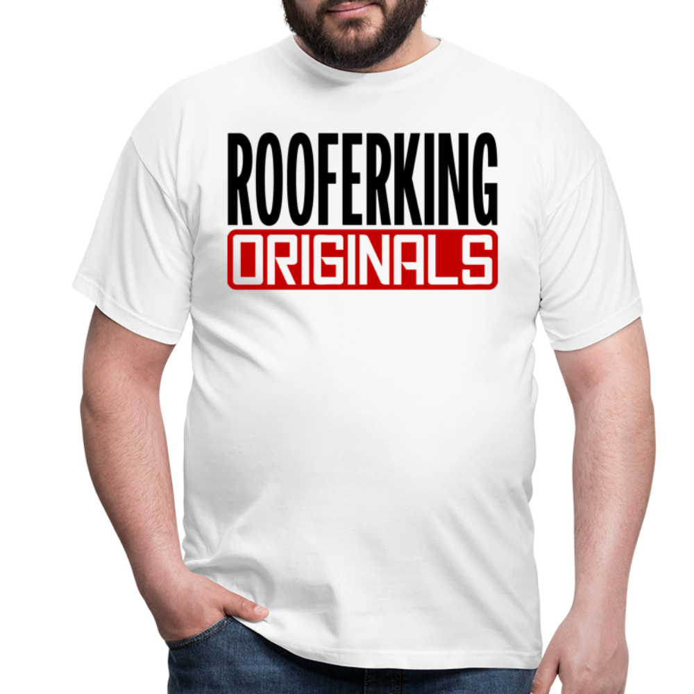Rooferking Originals - Dachdecker T-Shirt - weiß
