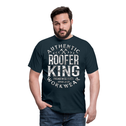 Rooferking - Dachdecker T-Shirt - Navy