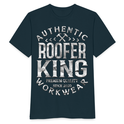 Rooferking - Dachdecker T-Shirt - Navy
