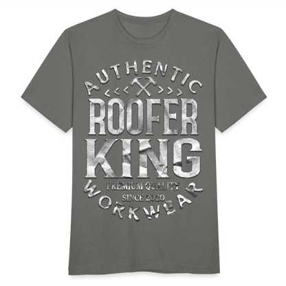 Rooferking - Dachdecker T-Shirt - Graphit