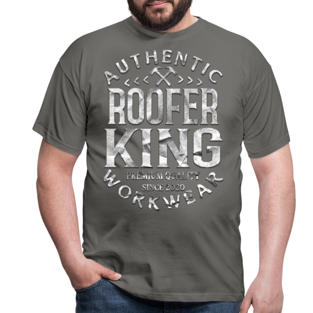 Rooferking - Dachdecker T-Shirt - Graphit
