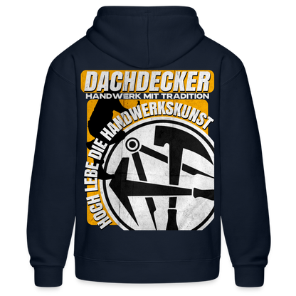 Dachdecker Hoodie Fullprint - Navy