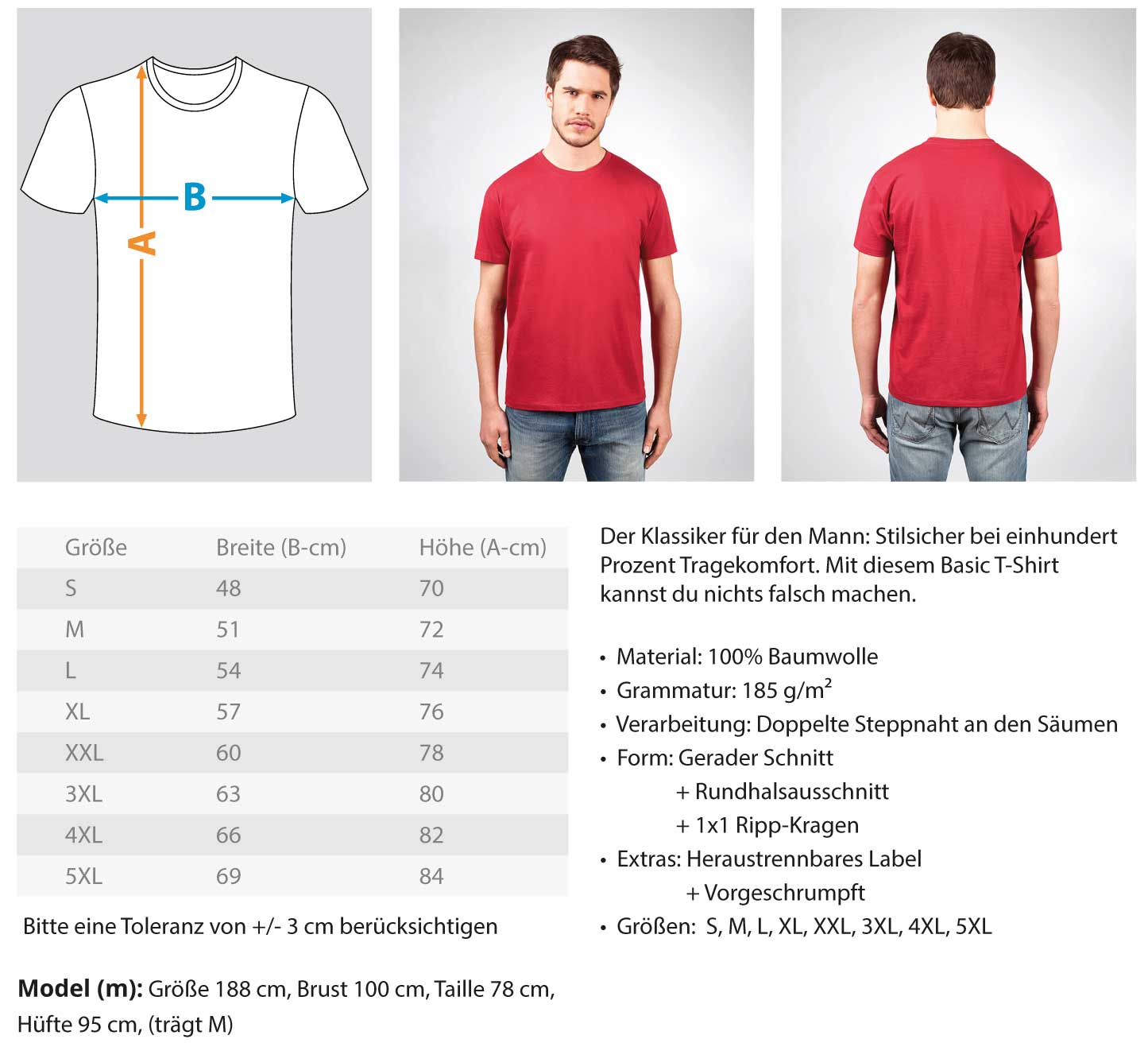 Dachdecker T-Shirt / Brust & Rückendruck €29.95 Rooferking