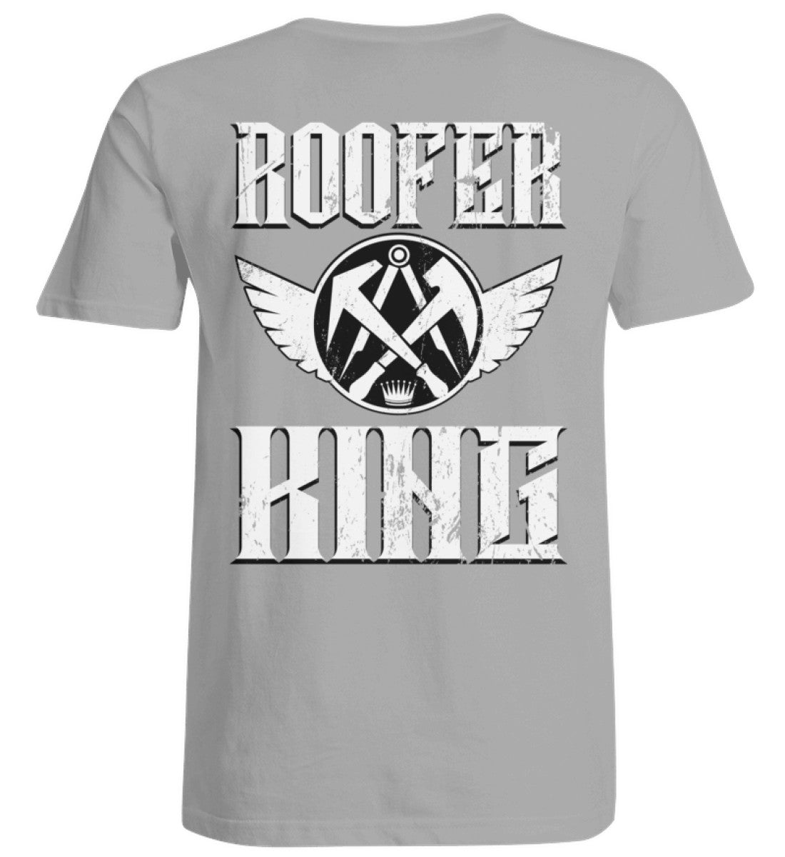Dachdecker T-Shirt / Rooferking  - Übergrößenshirt €26.95 Rooferking