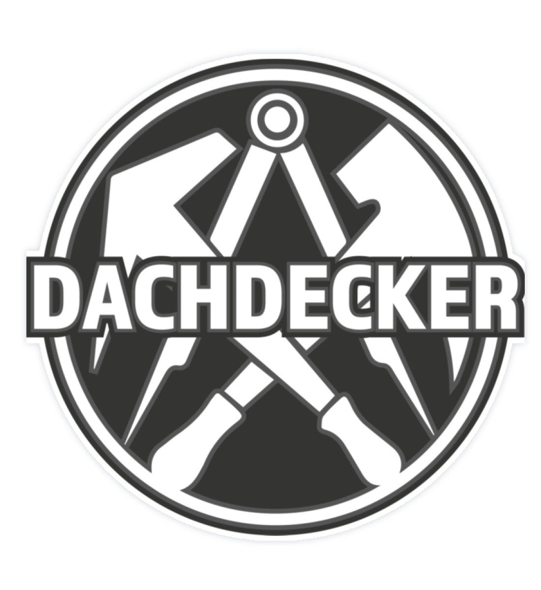 Dachdecker - Sticker ( 20 x 20 cm ) €9.95 Rooferking