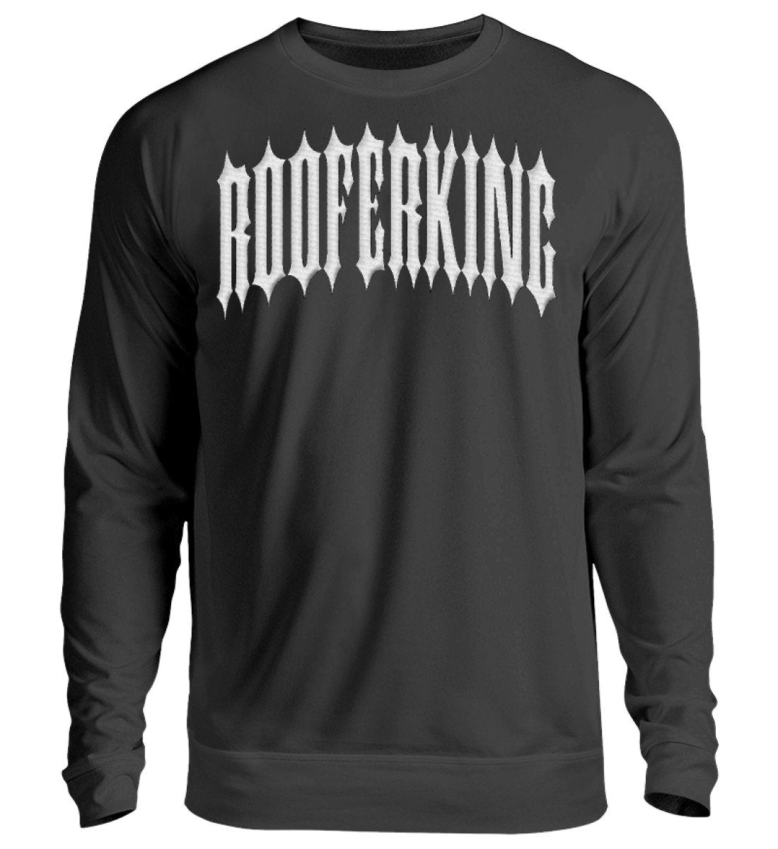 Rooferking  - Dachdecker Sweatshirt mit Stick