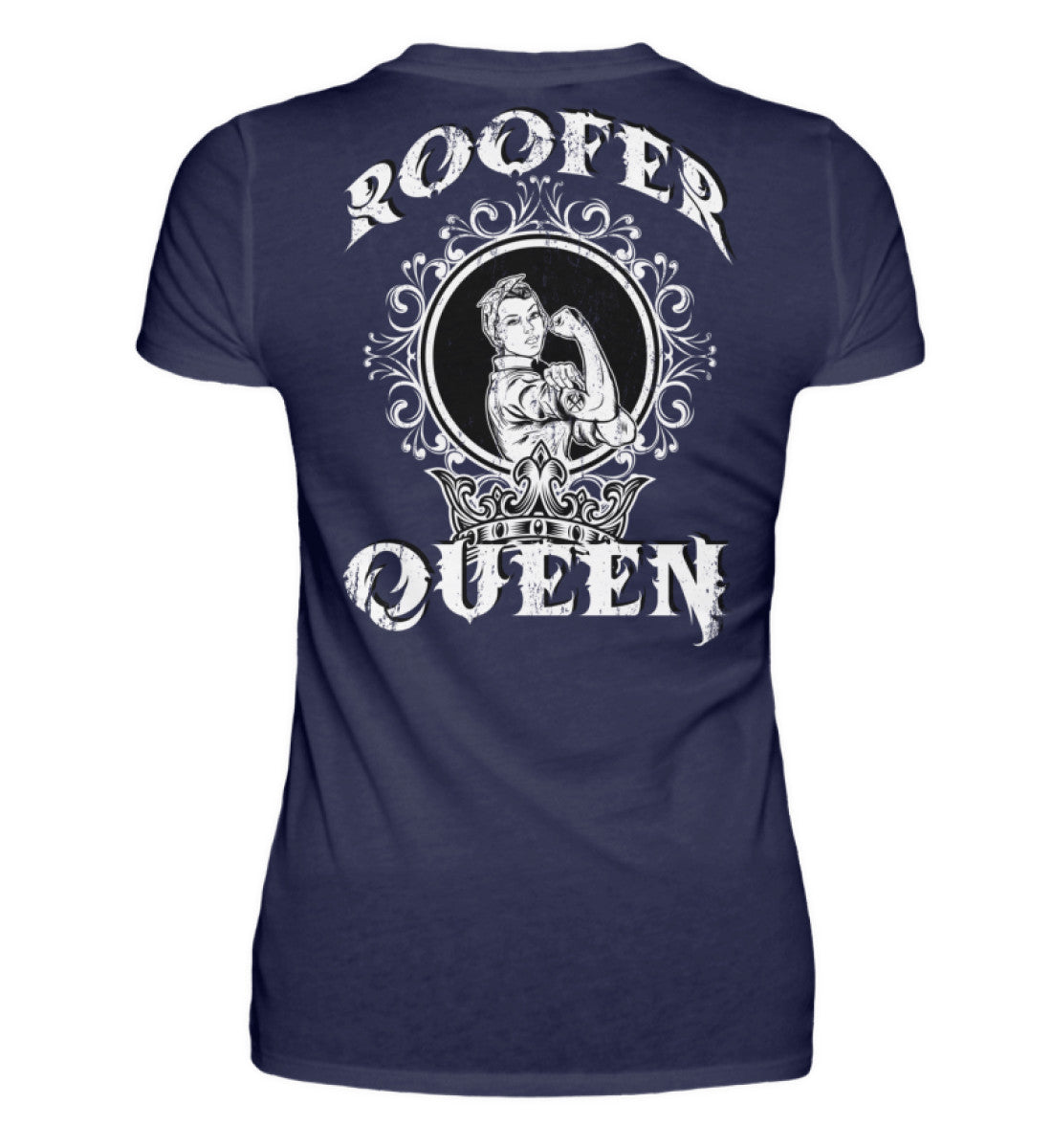 Roofer Queen Version 1.0 - V-Neck Damenshirt €29.95 Rooferking