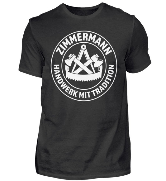 Zimmermann T-Shirt bedruckt www.rooferking.de